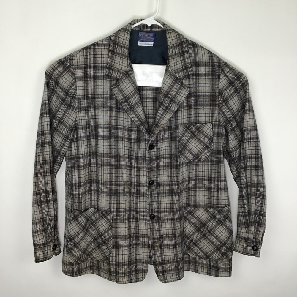 Vintage Pendleton Country Traditionals men’s made in USA wool blazer Xl